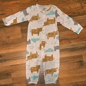 NWOT 9 Month Carters Convertible Bodysuit